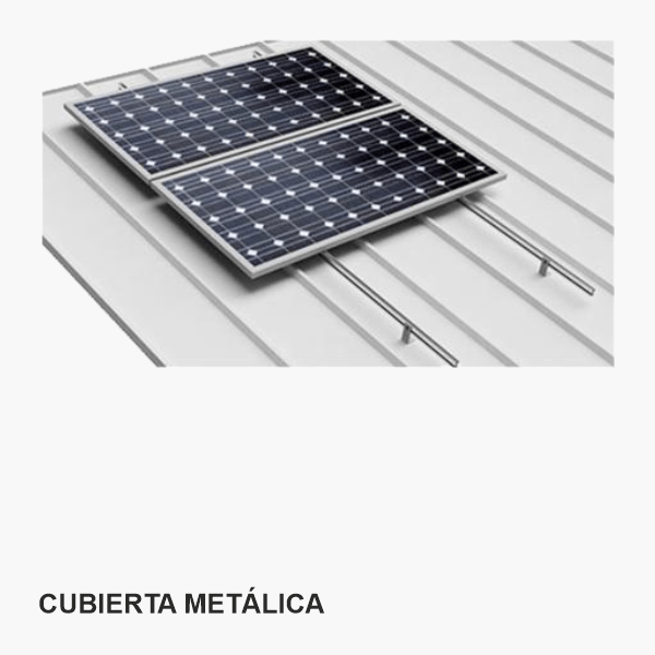 Cubierta metálica